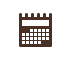 outline of calendar icon